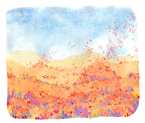 Désert fleuri