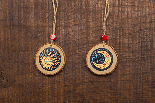 Médaillons Soleil & Lune